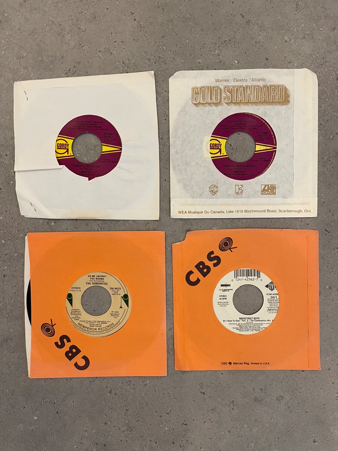 Vintage 45 RPM Original Vinyl Records(NEW) - photo 4
