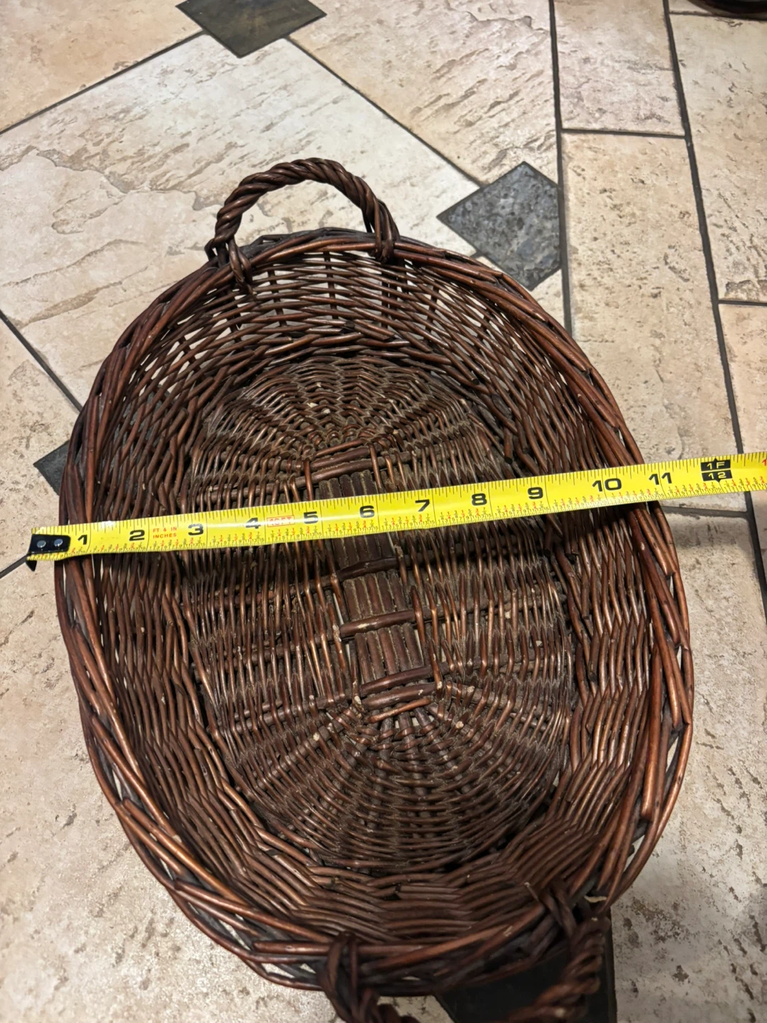 Wicker Basket with Handles - photo 3