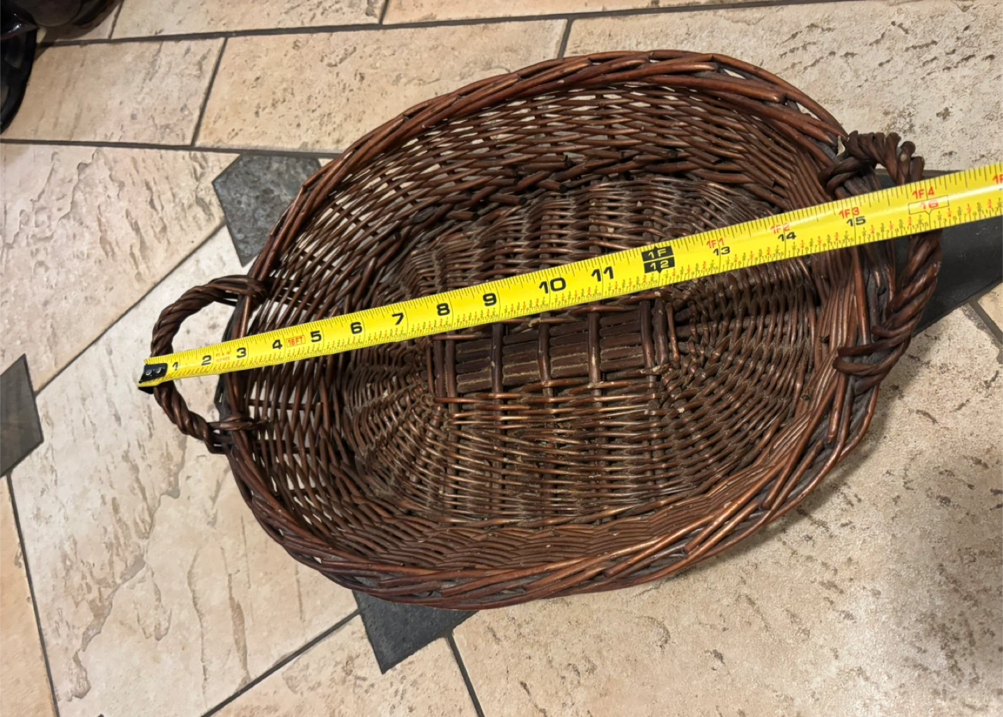 Wicker Basket with Handles - photo 4