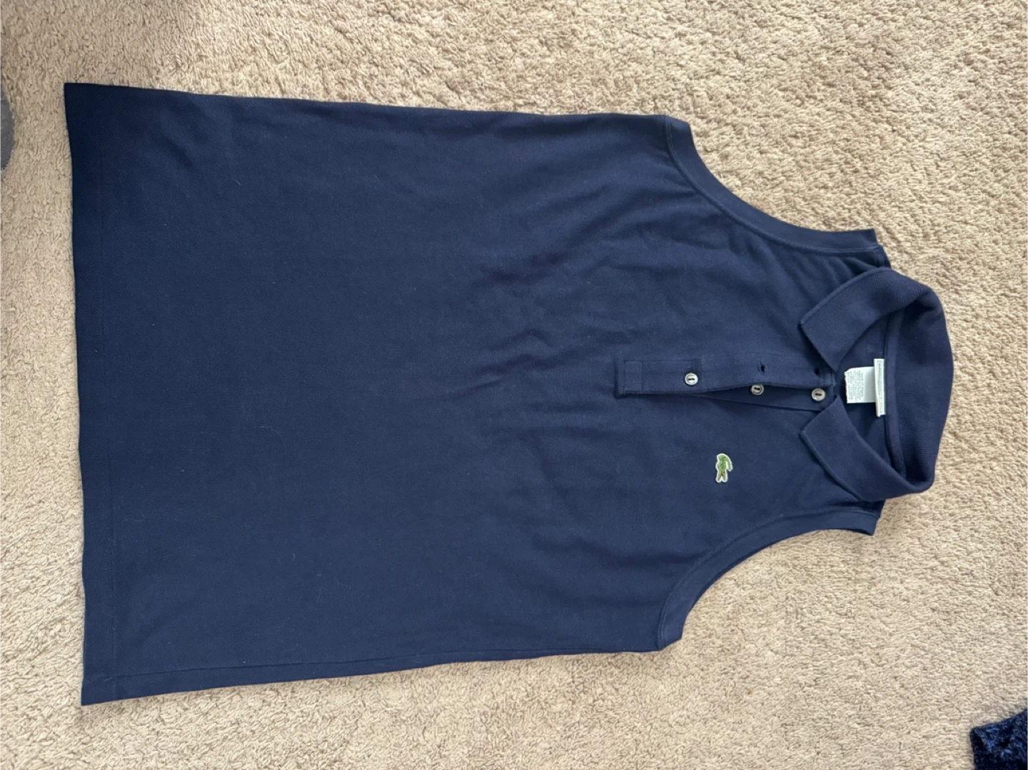 Lacoste Sleeveless Polo Shirt