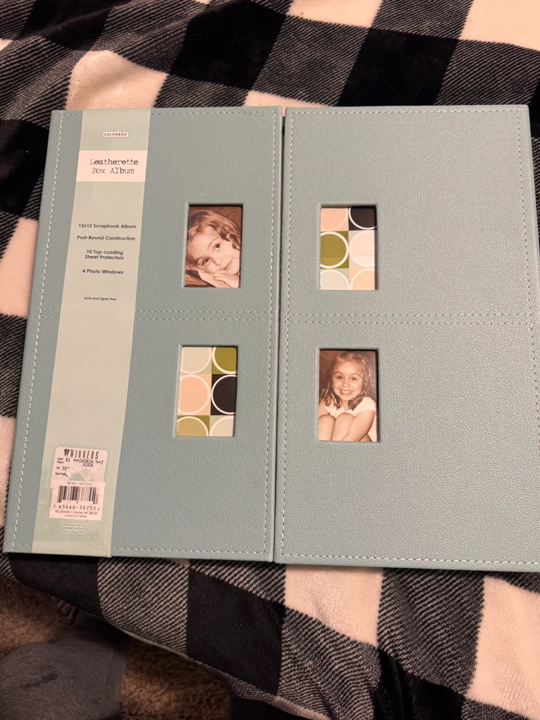 Colorbok "Leatherette" 12x12 Box Photo Album