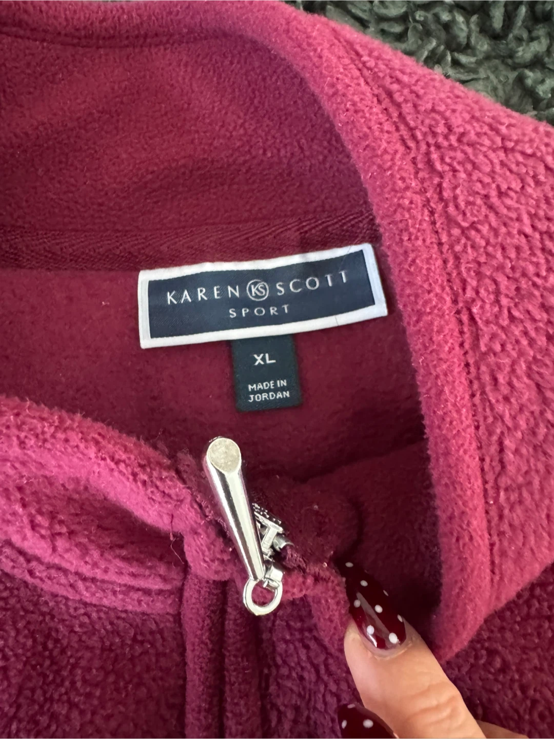 Karen Scott Sport Fleece Jacket XL - photo 4