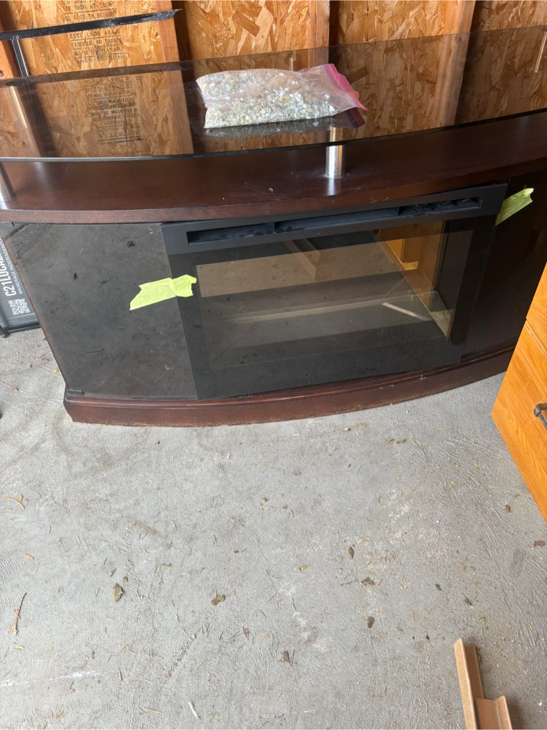 TV Stand with Fireplace - photo 2