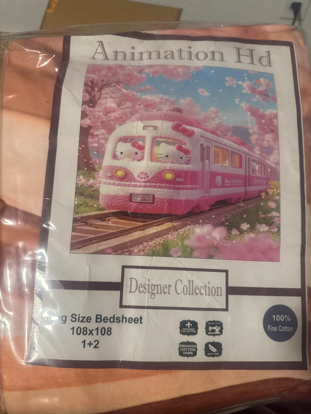 King Size "Animation Hd" Designer Collection Bedsheet - photo 3