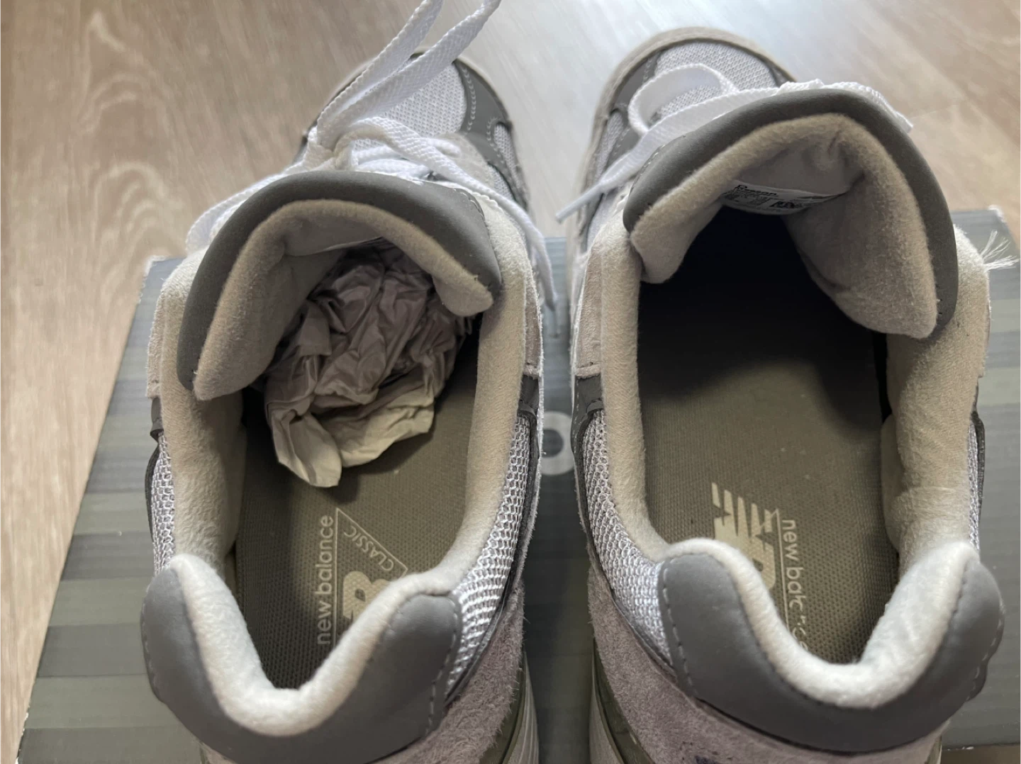 New Balance 992 Grey Suede Running Shoes - photo 4