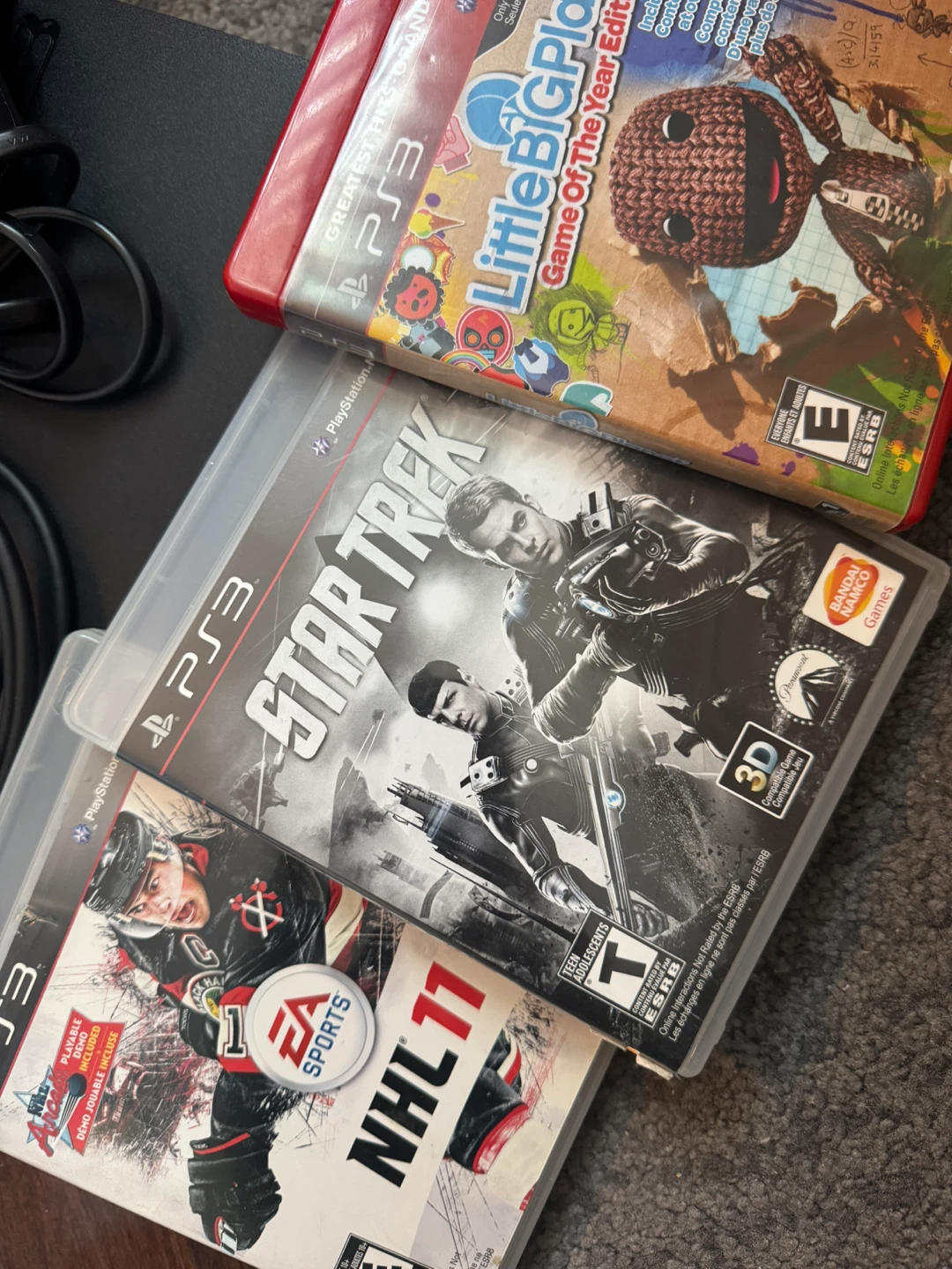 PlayStation 3 [Slim - 120gb] + 3 Games - photo 3