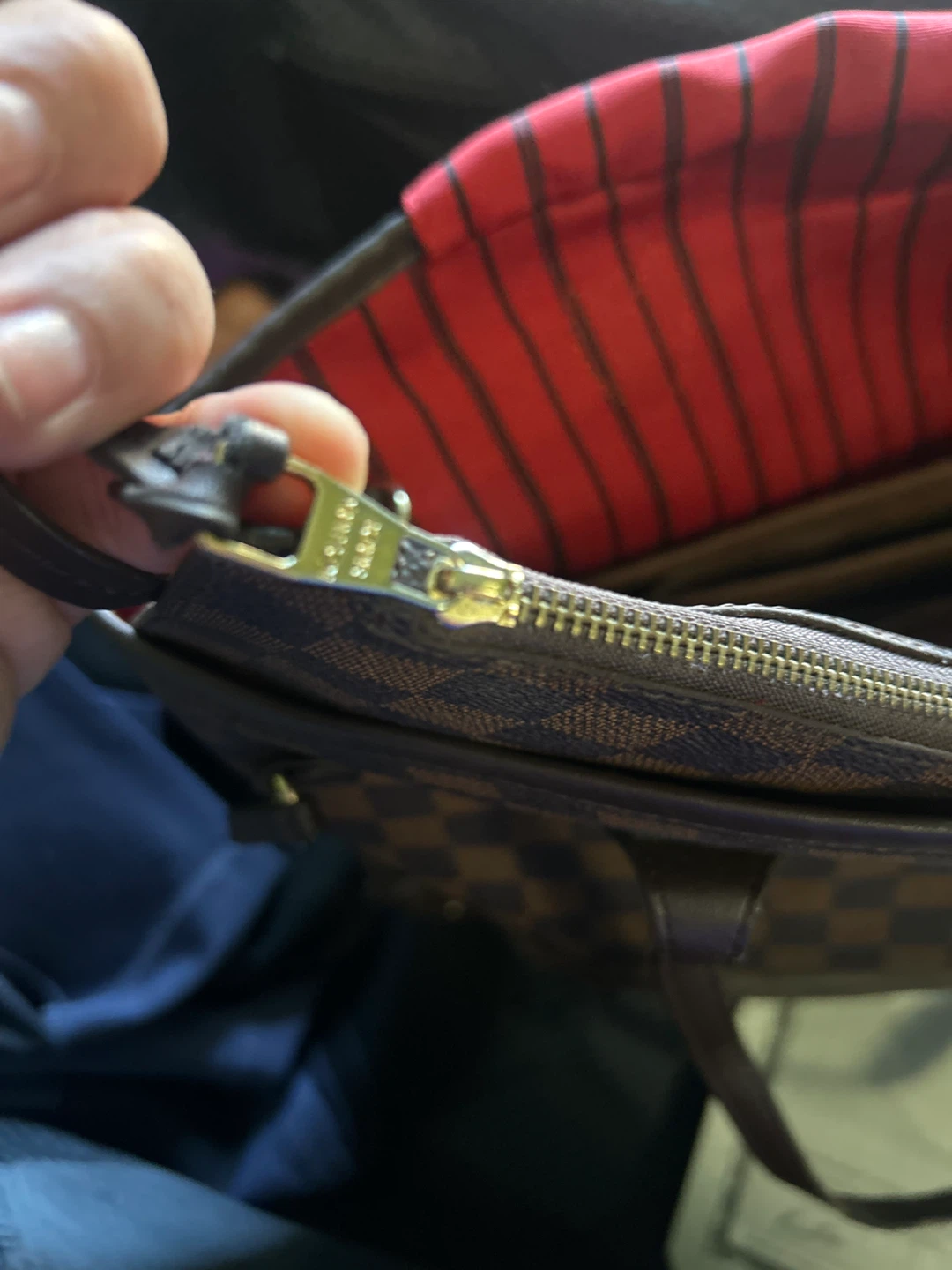 Louis Vuitton Damier Azur Speedy 30 Handbag - photo 4