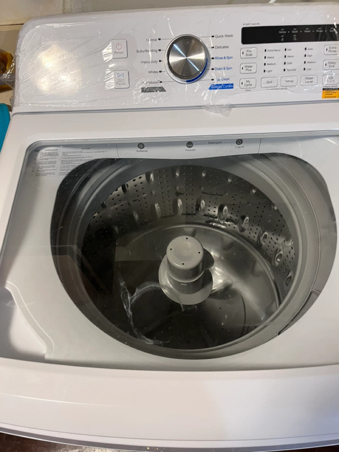 Insignia Top Load Washing Machine - photo 3