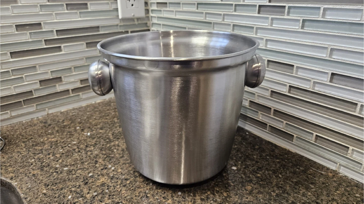 Set of 2 Stainless Steel Buckets - photo 3