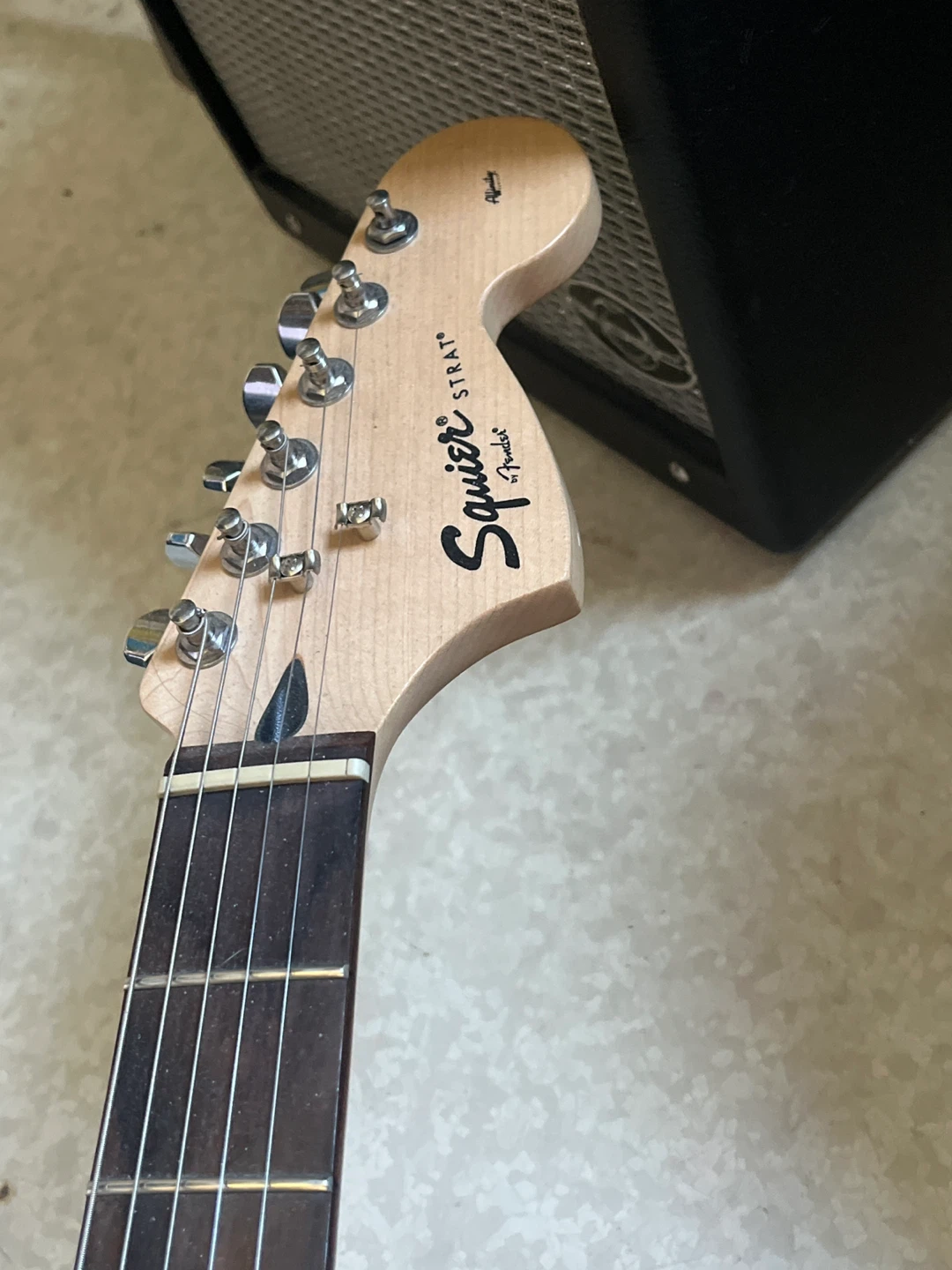 Squier Stratocaster Electric Guitar - Black - photo 3