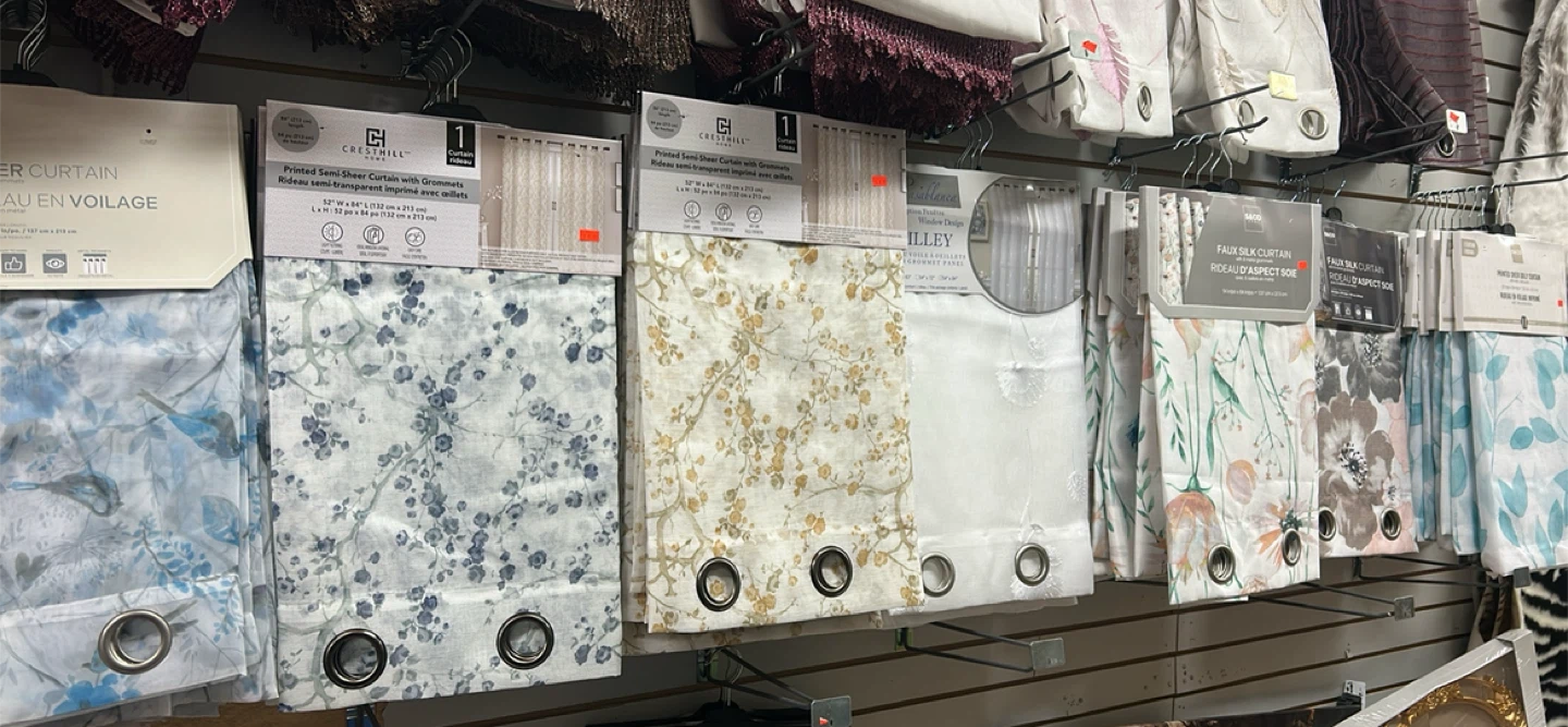Curtains on sale