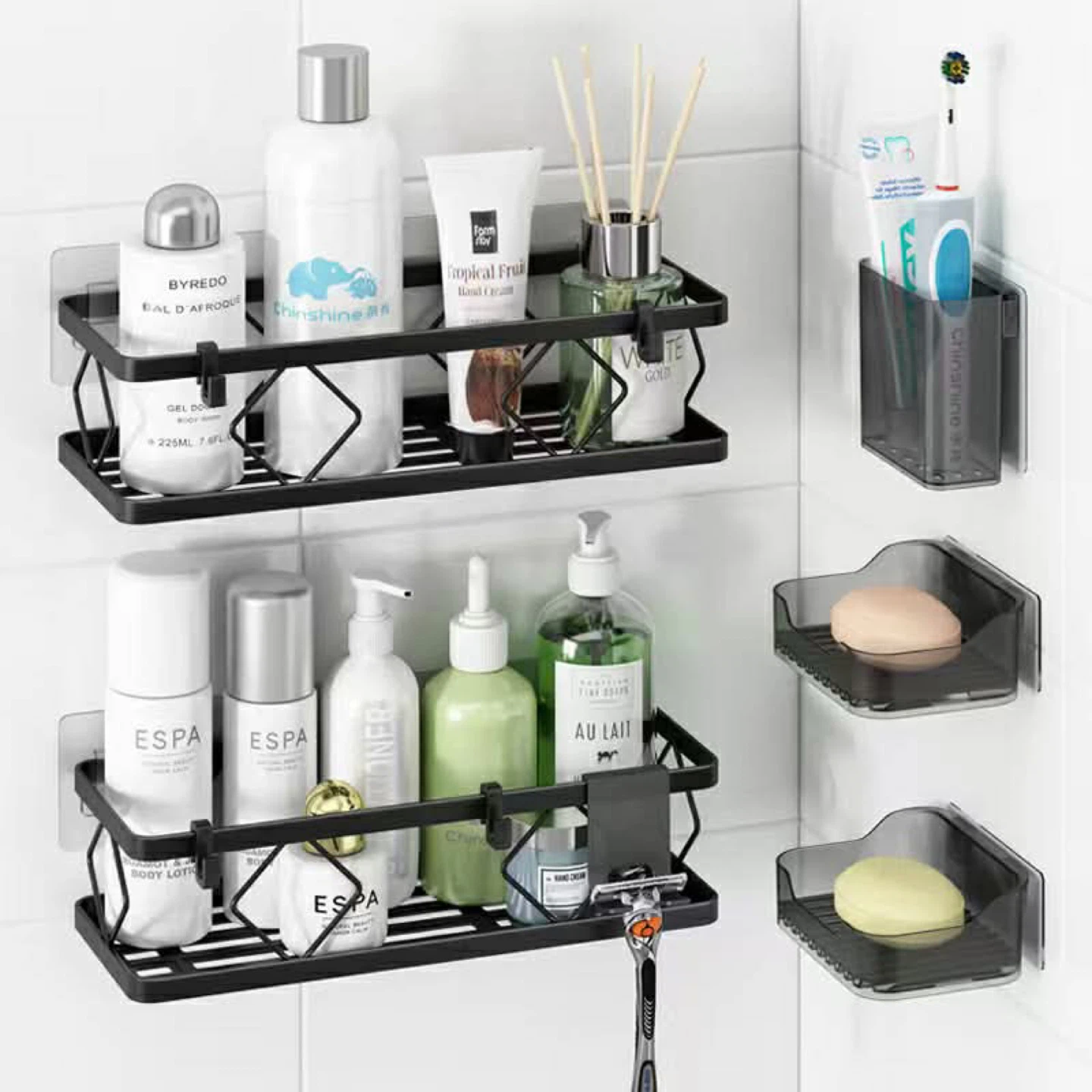 Corner Shower Caddy Set