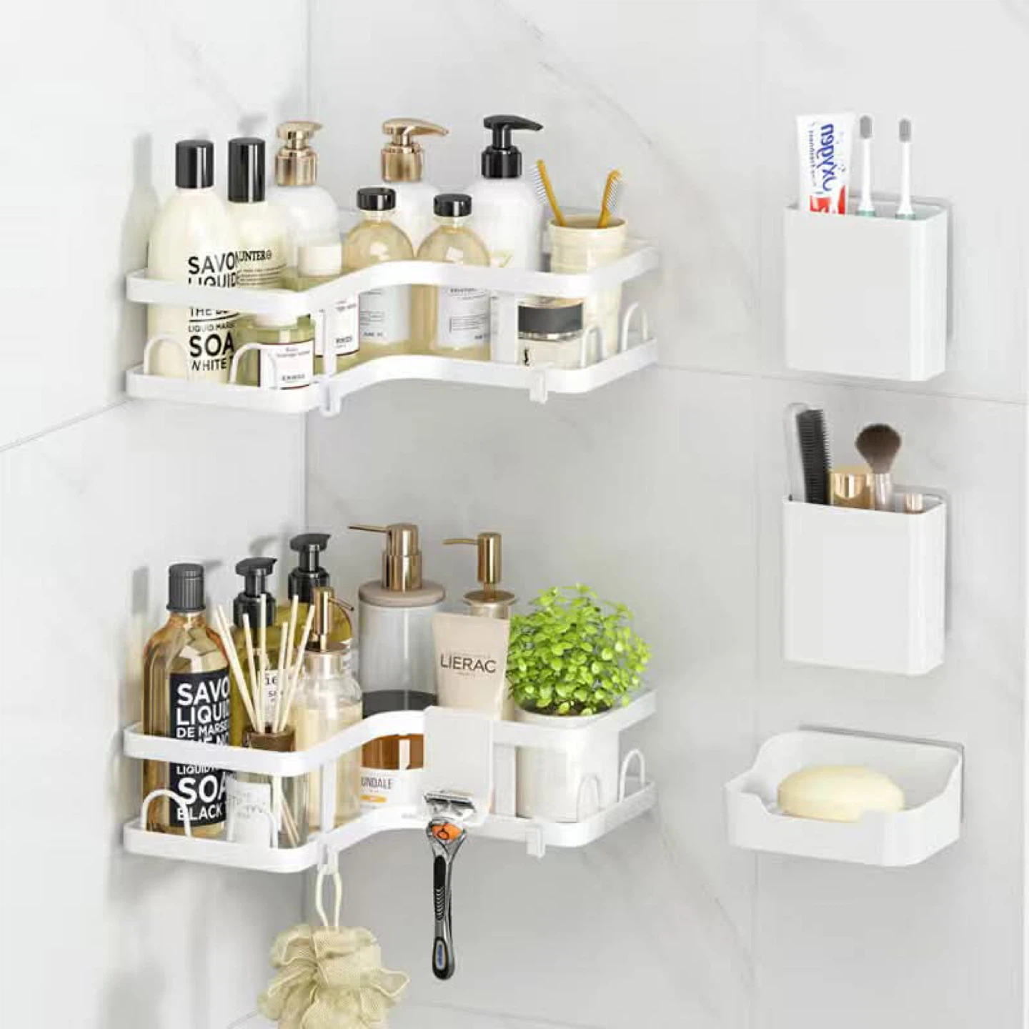 Corner Shower Caddy Set - photo 3
