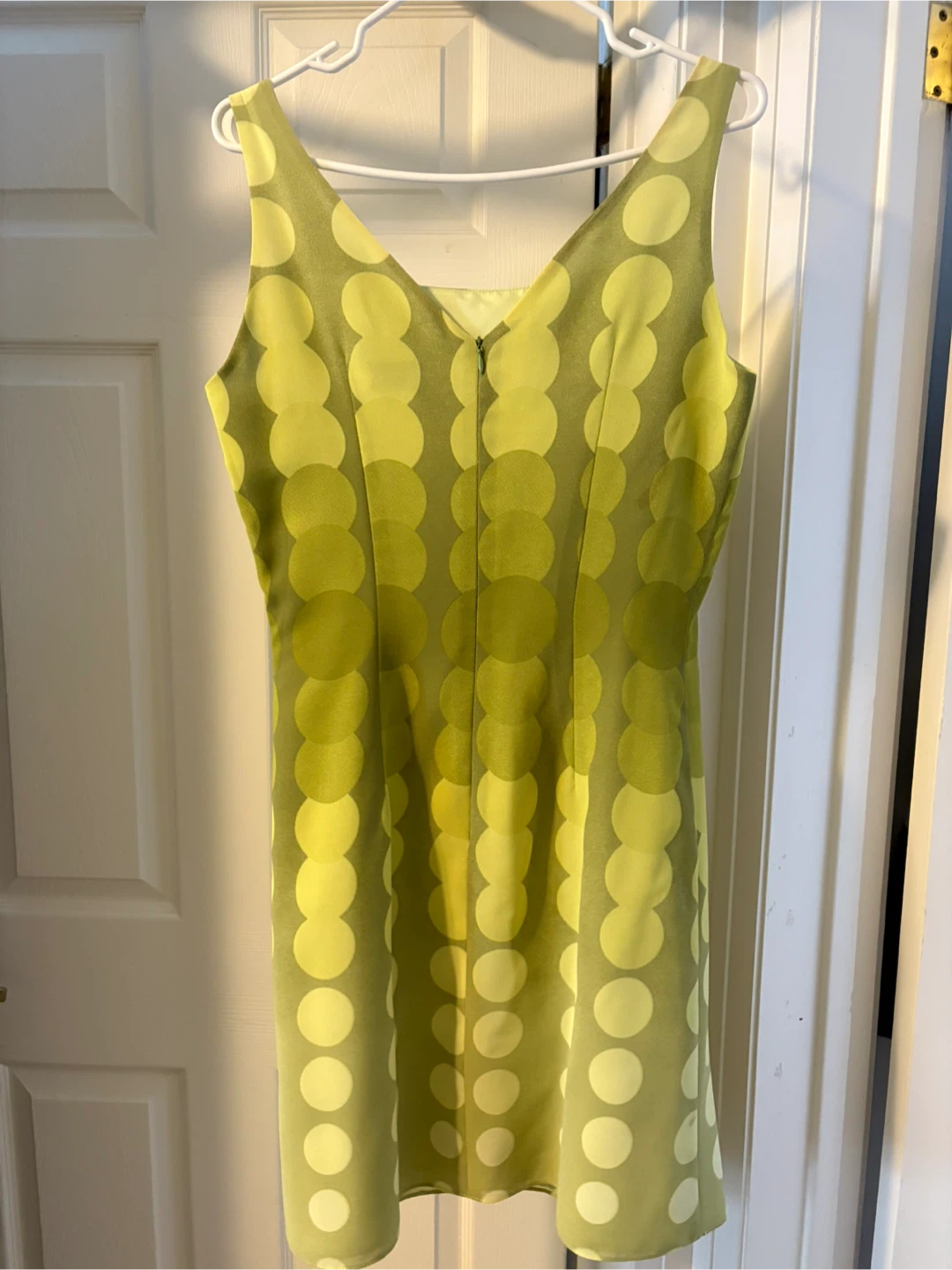 ZAHRA Green Polka Dot Sleeveless Dress Size 8 - photo 2