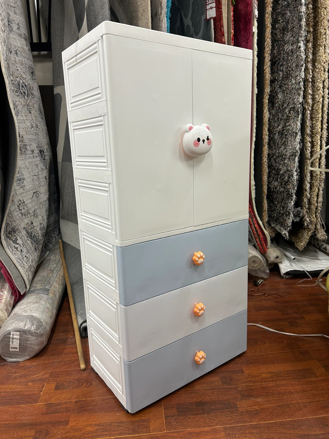 Plastic Storage Cabinet with Drawers - photo 2