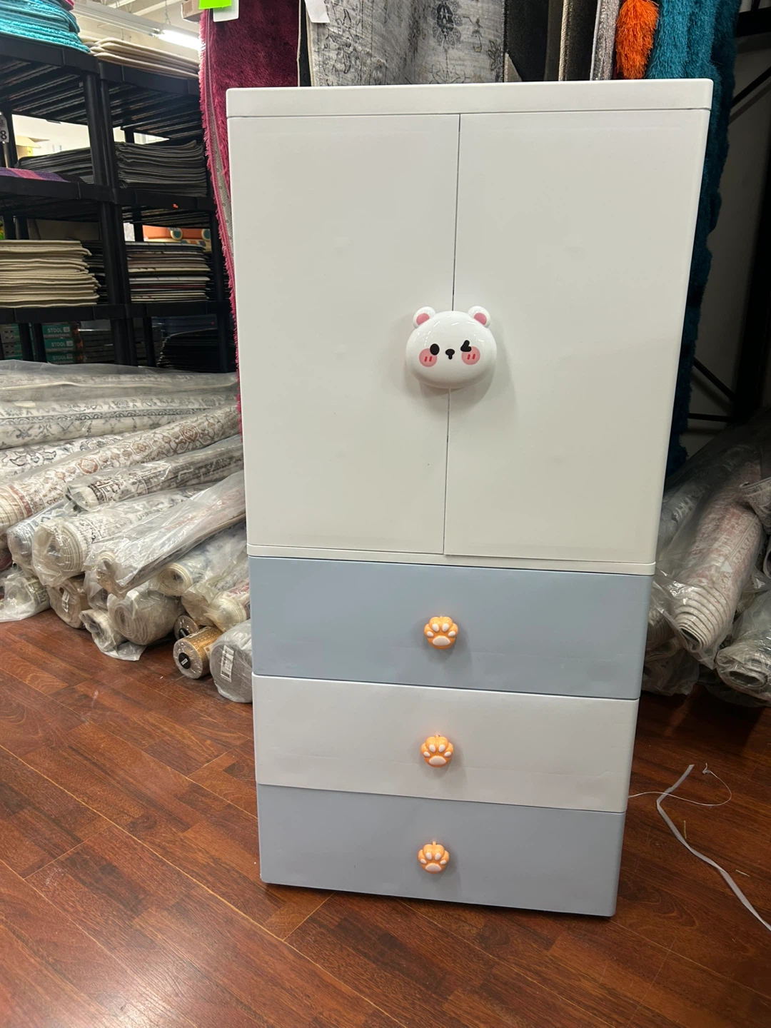 Plastic Storage Cabinet with Drawers - photo 3