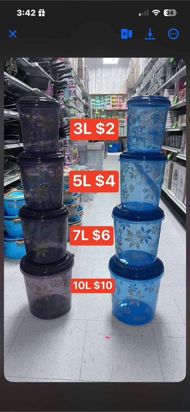 Plastic Food Storage Containers - photo 2