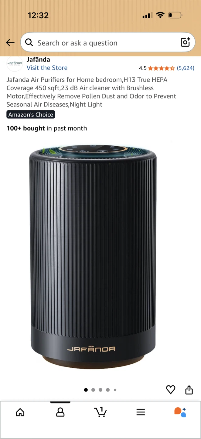 🔥 MOVING OUT SALE – HEPA Air Purifier (Jafända)!