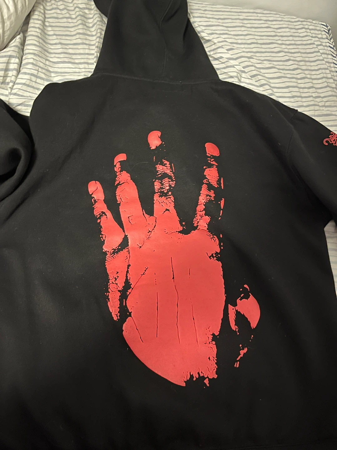 Revenge Hoodie Black/Red X-Large - photo 4