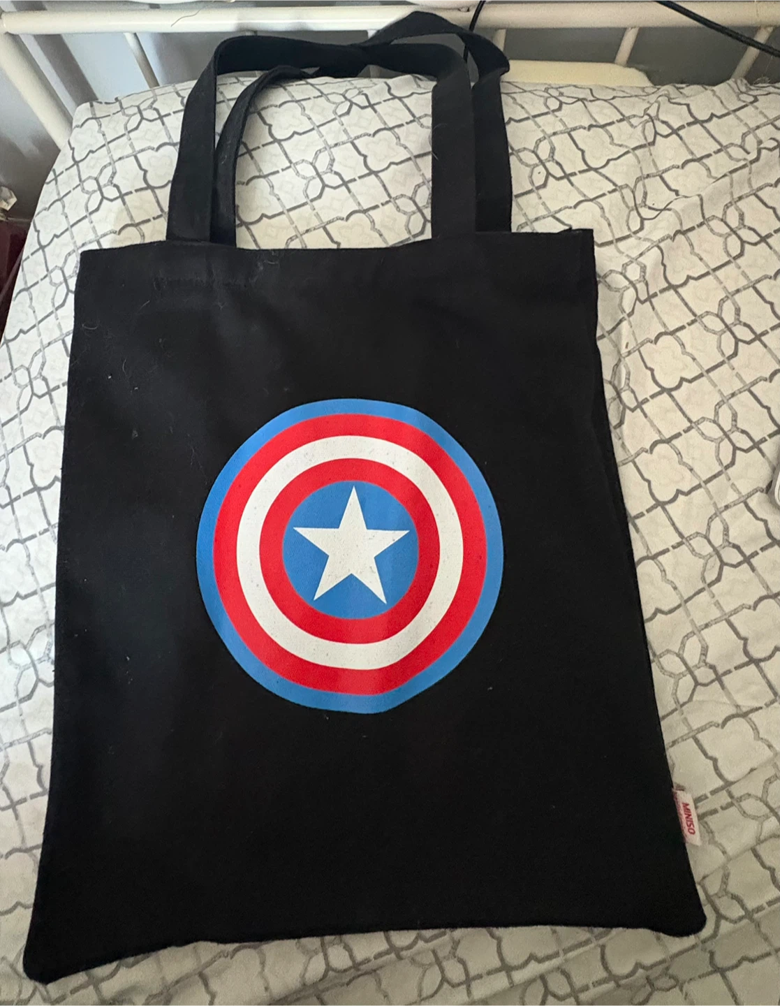 Captain America Shield Tote Bag