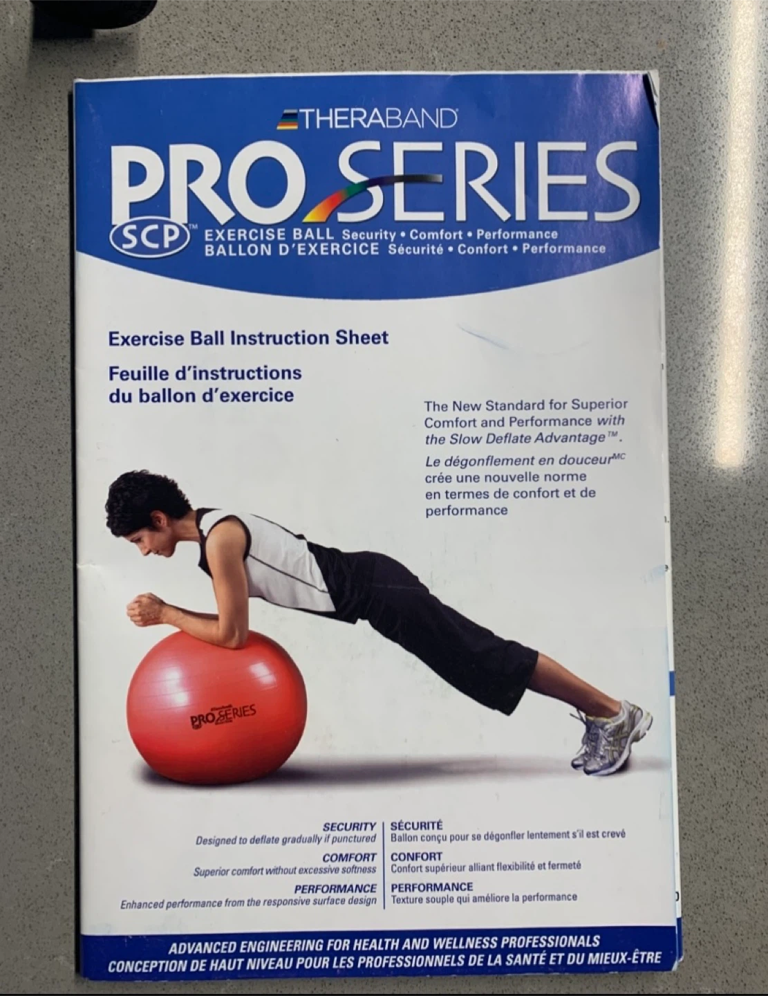 TheraBand Pro Series SCP Exercise Ball 65cm/26in Green - photo 2