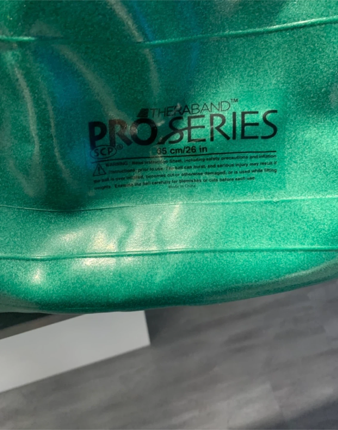 TheraBand Pro Series SCP Exercise Ball 65cm/26in Green - photo 4