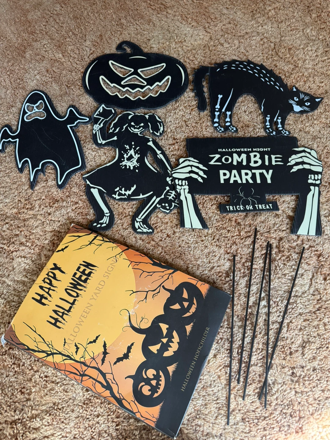 Halloween Yard Signs - Zombie Party & More