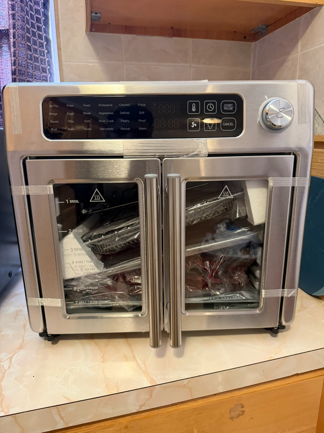 Emeril Lagasse new French Door Air Fryer Toaster Oven Combo - photo 3