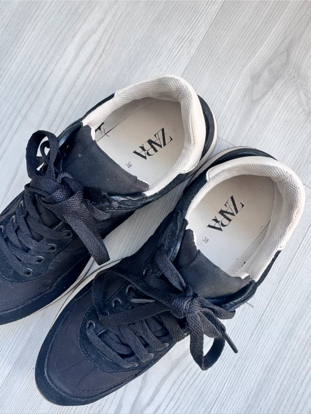 Zara Black Sneakers Size 38 - photo 4