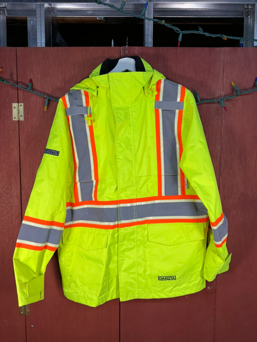 DAKOTA High-Visibility Safety Mens Jacket Class 2 Compliant Sz M - photo 5
