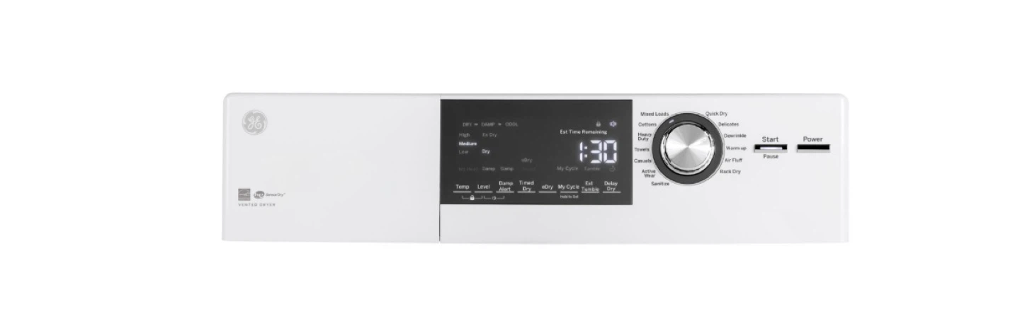 GE White Electric Dryer - photo 3