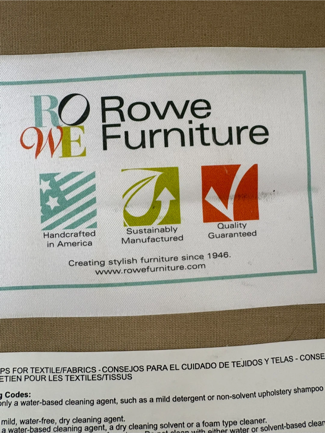 Rowe Furniture Sofa - 84” - photo 4