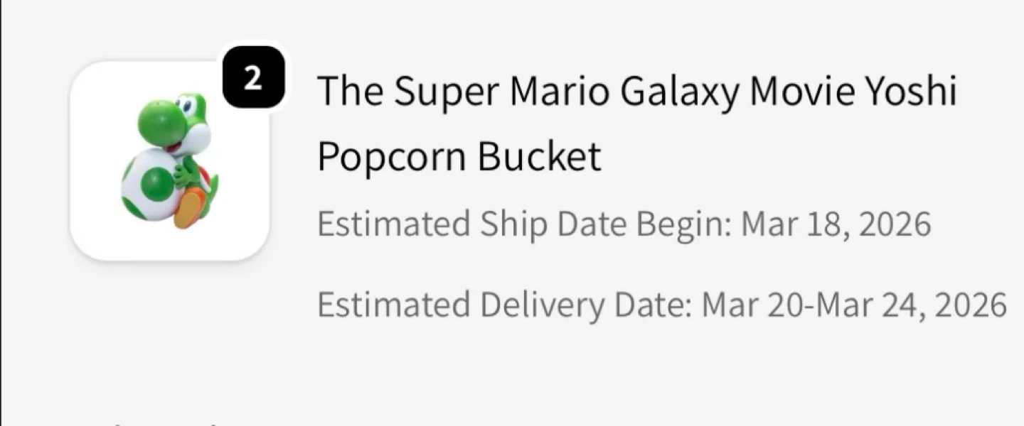 The Super Mario Movie Yoshi  Popcorn Bucket - photo 2
