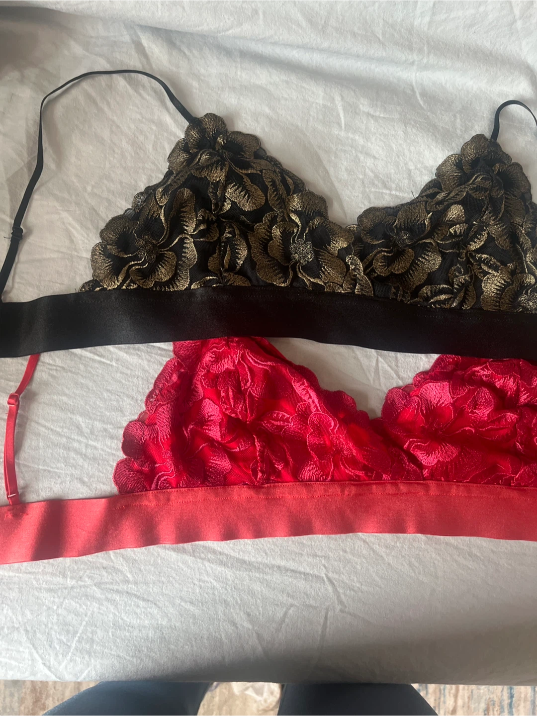 Guess Bralettes - Black and Red