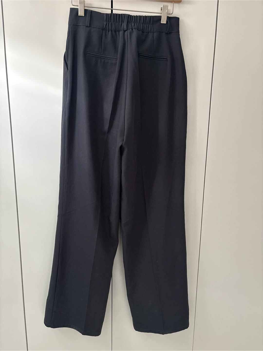 Dark gray pleated tailored pants (Korean brand) - photo 3