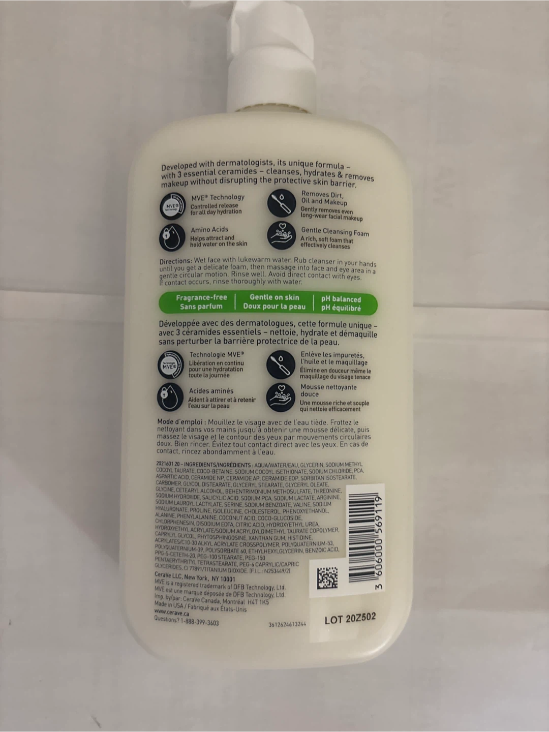 Cerave Hydrating cream to foam cleanser - photo 2