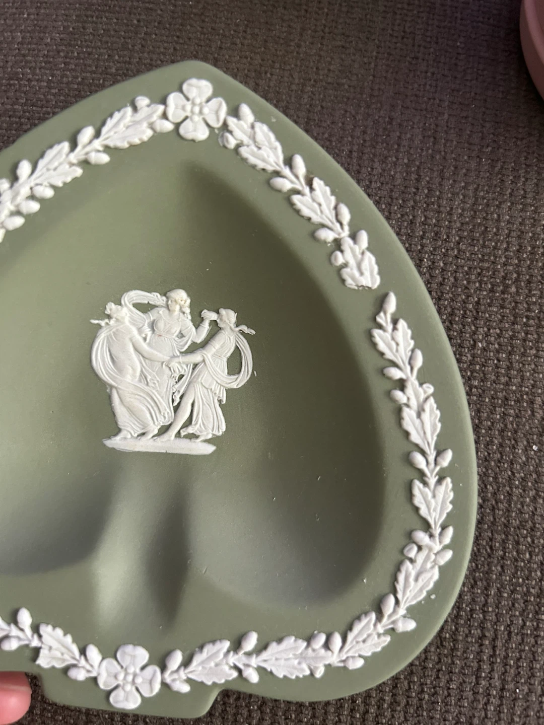Wedgwood Jasperware Trinket Boxes and Heart Dish Set - photo 4