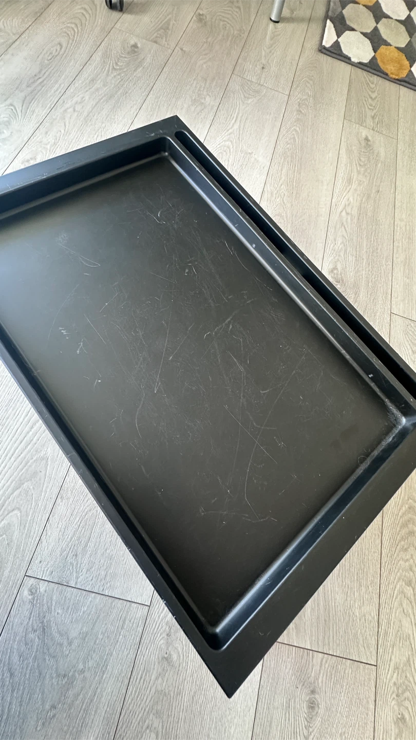 Black Lap Tray Table