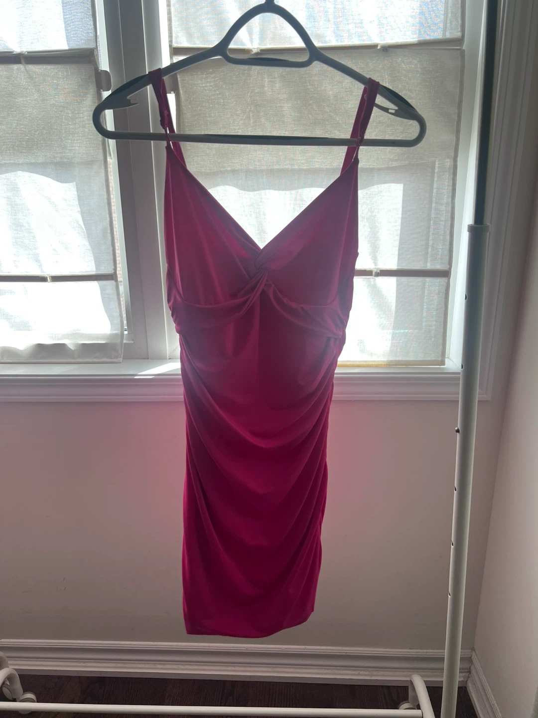 Streetwear Society Pink Ruched Dress - XL