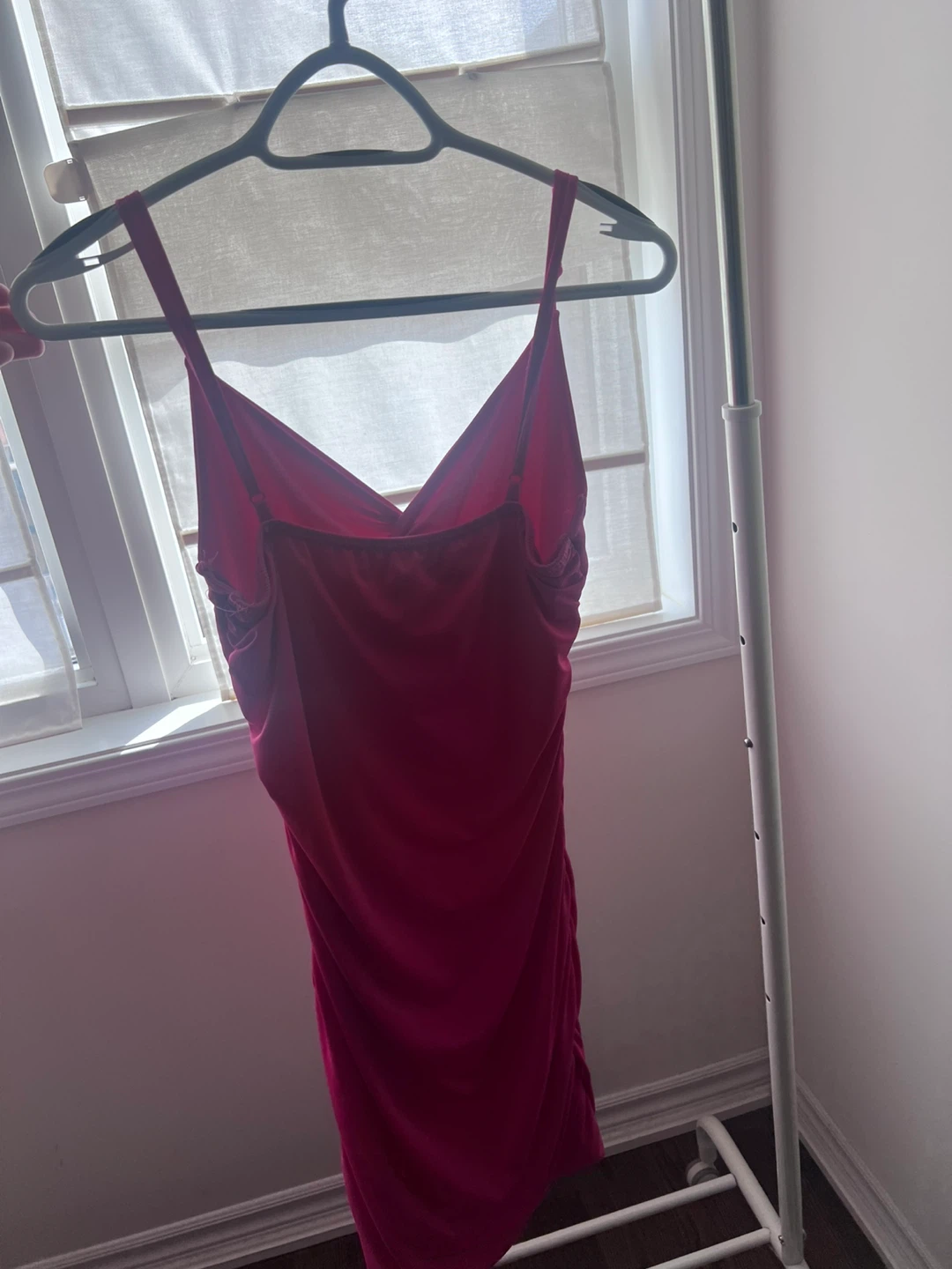 Streetwear Society Pink Ruched Dress - XL - photo 2
