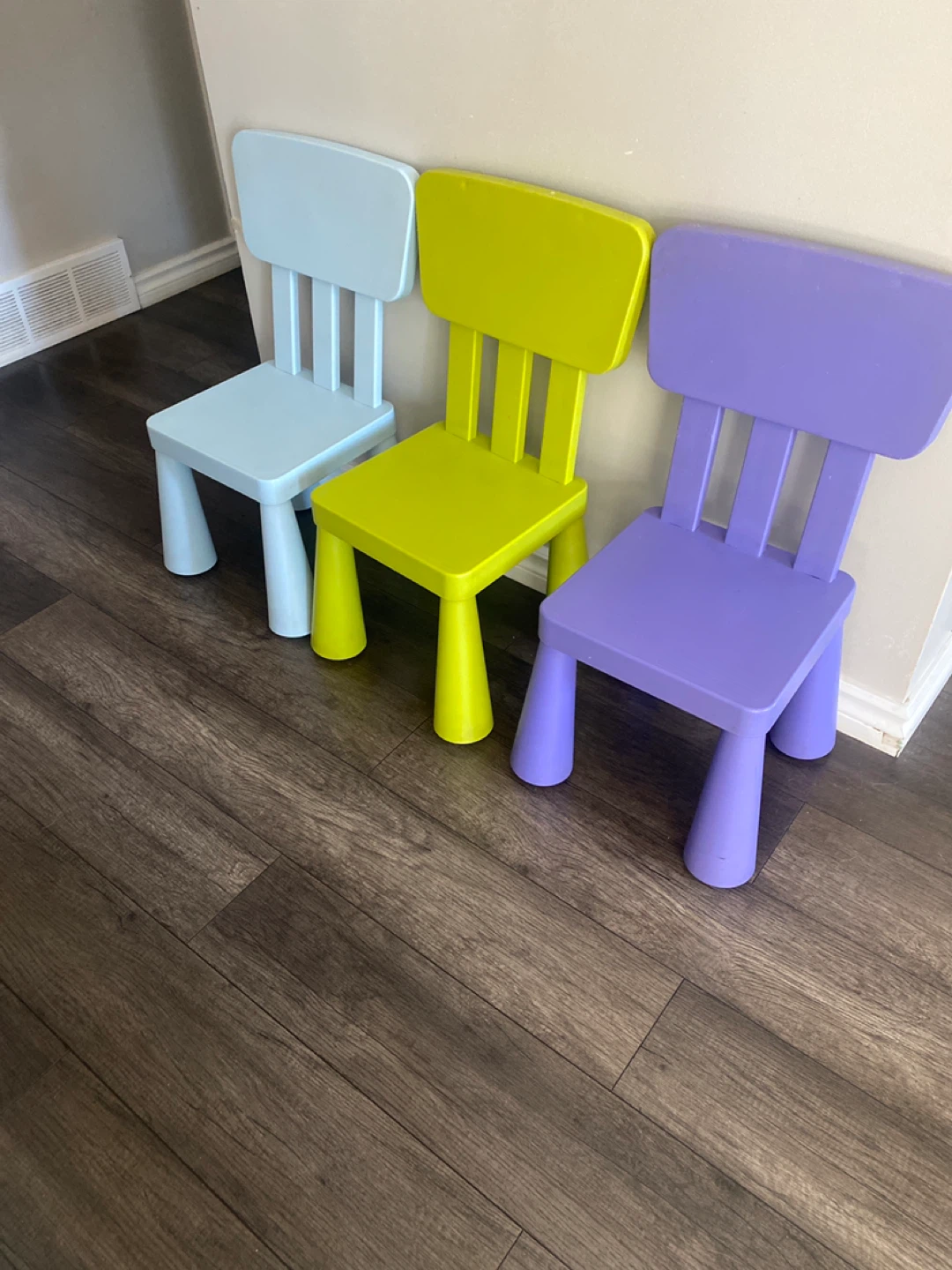 IKEA Mammut Children's Chairs (Set of 3) - photo 2