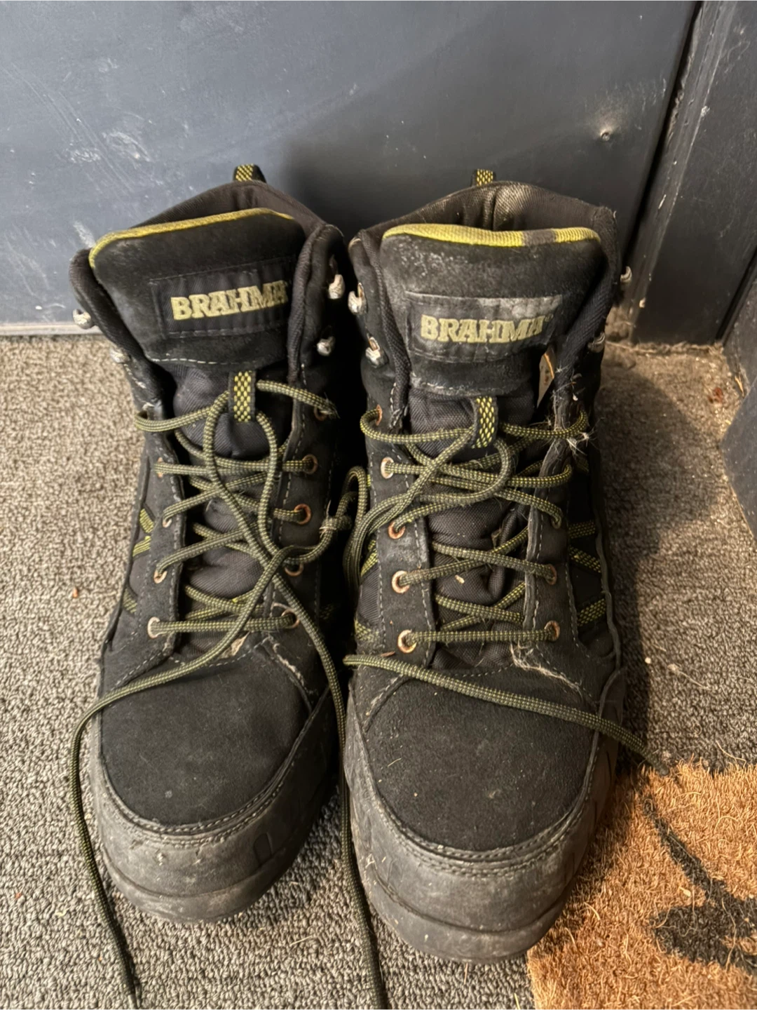 Brahma Black Work Boots - Men's Size 12