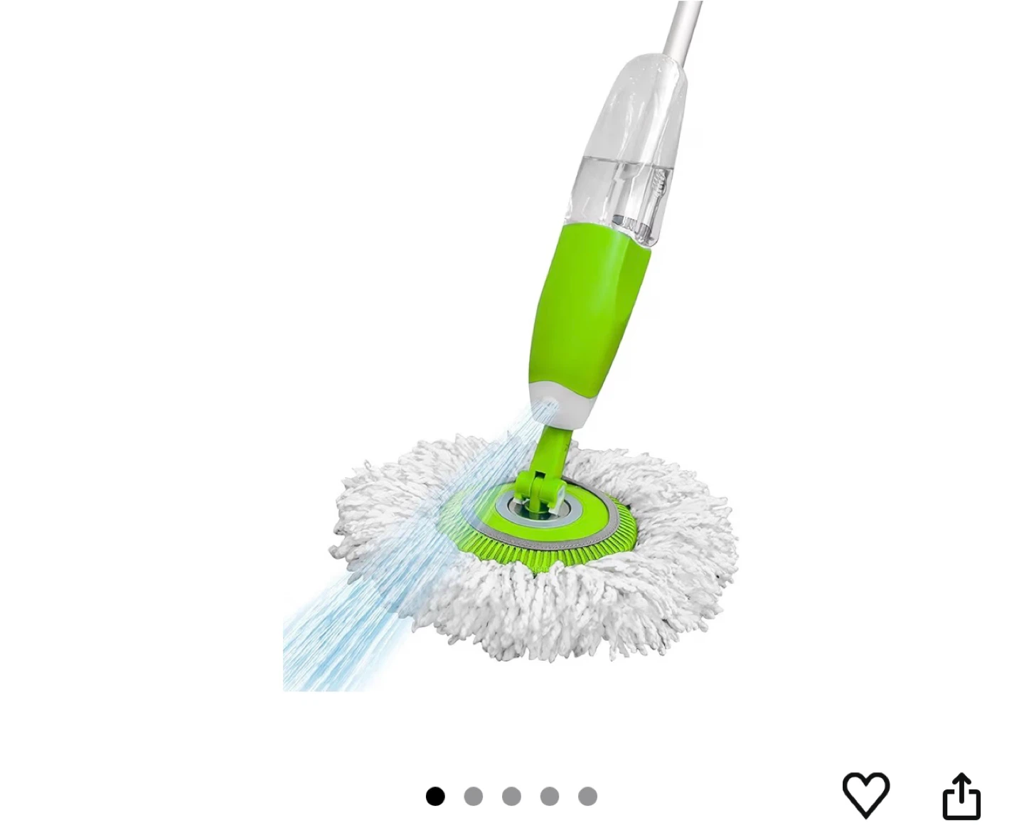 Shiwala Super Absorbent 360 Swivel Spray Mop - photo 3