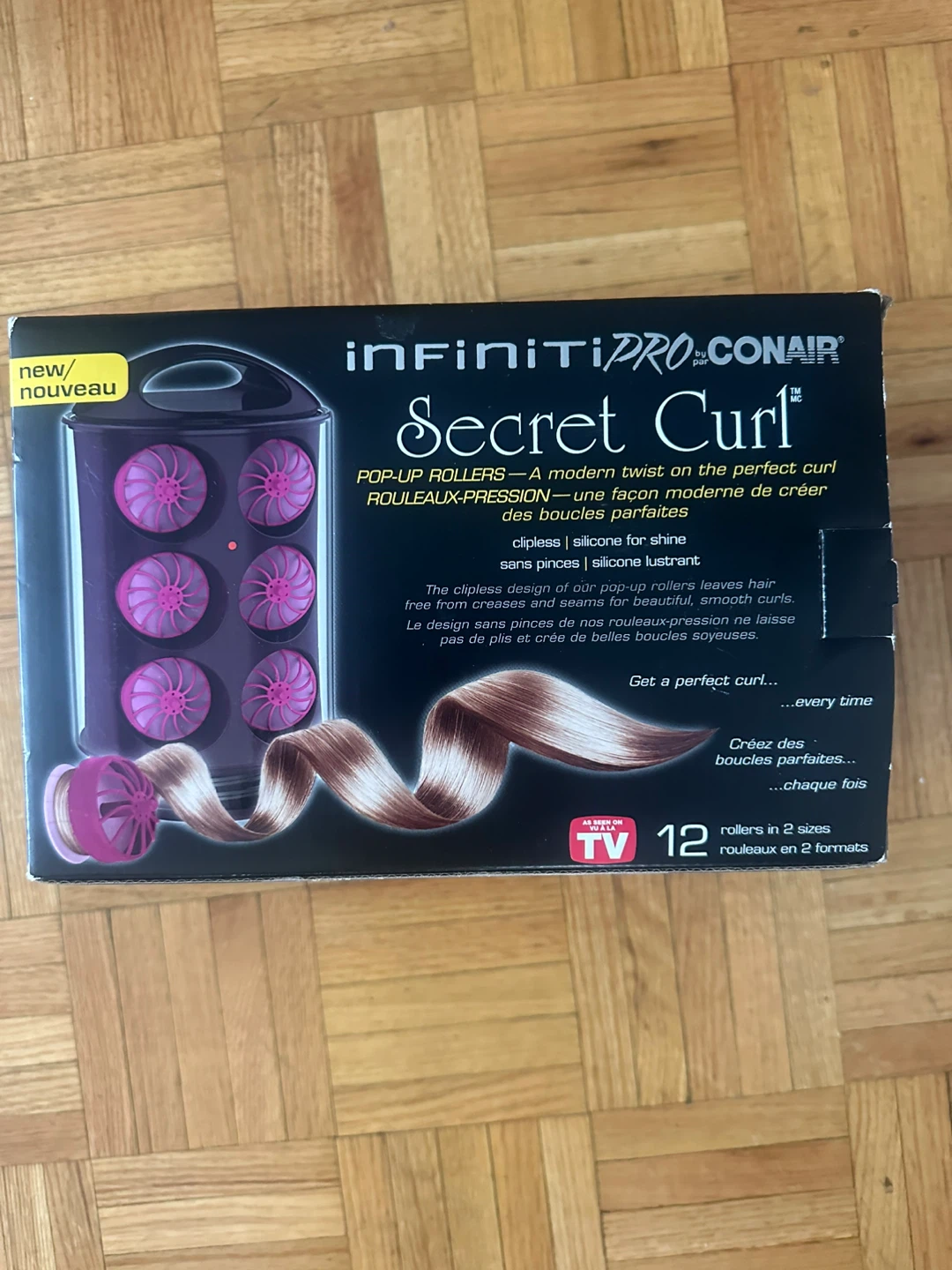 INFINITIPRO BY CONAIR Secret Curl Hair Rollers Set