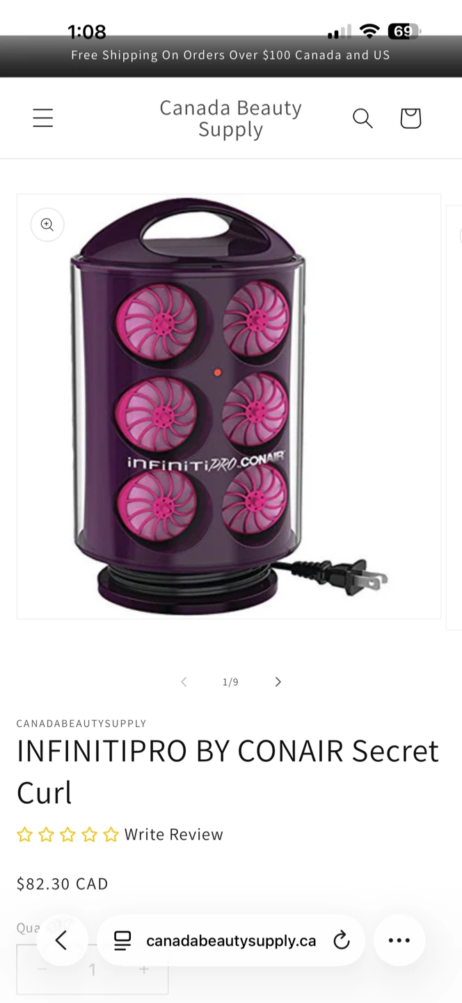 INFINITIPRO BY CONAIR Secret Curl Hair Rollers Set - photo 2