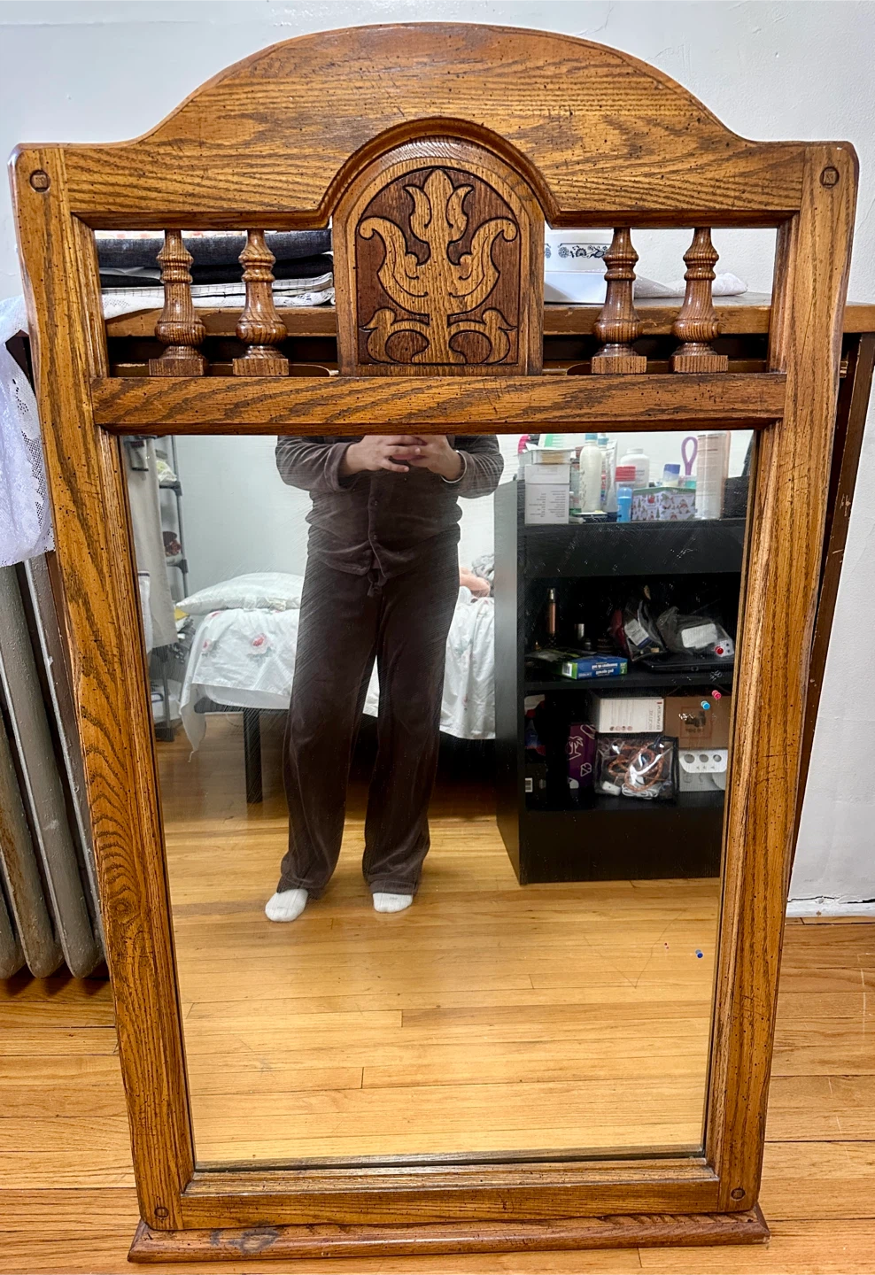 Wooden Ornate Mirror