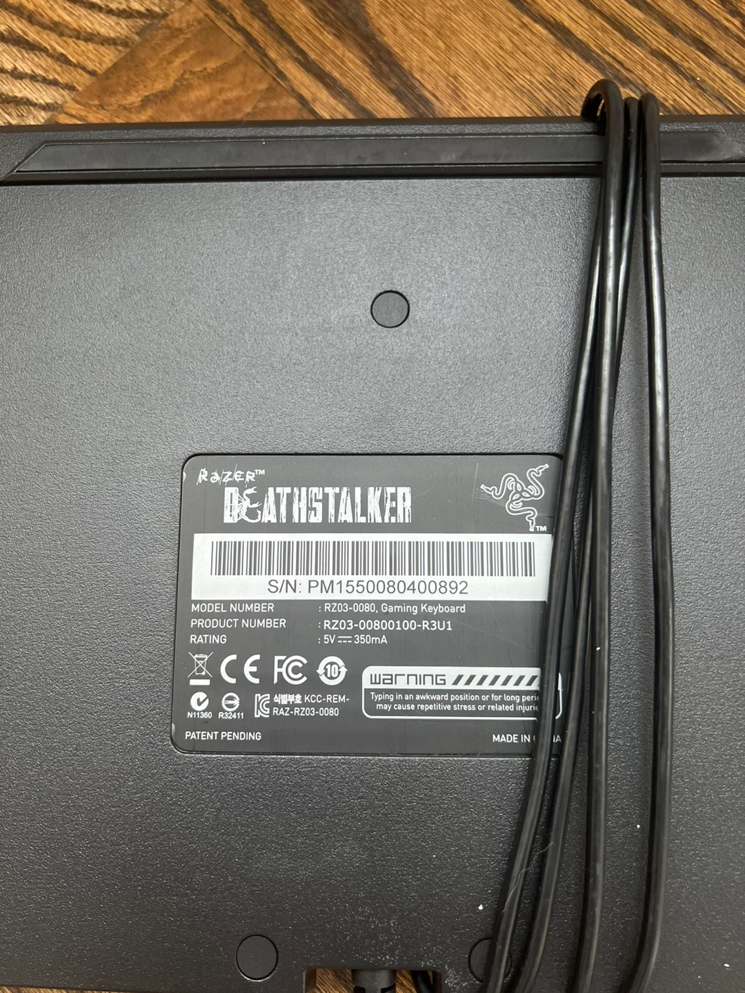 Razer Deathstalker Gaming Keyboard - photo 3