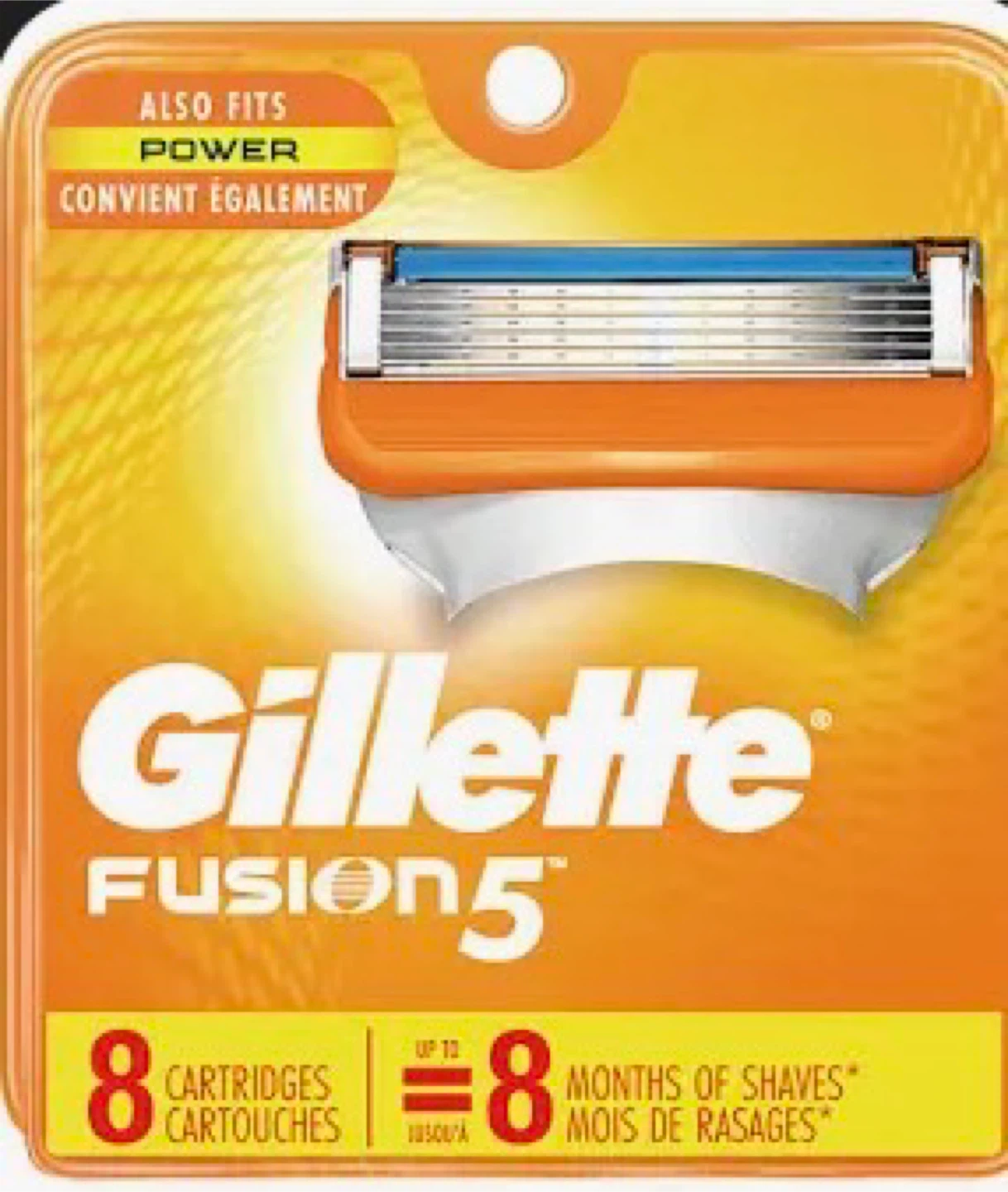 Gillette Fusion5 Razor Cartridges - 8 Count