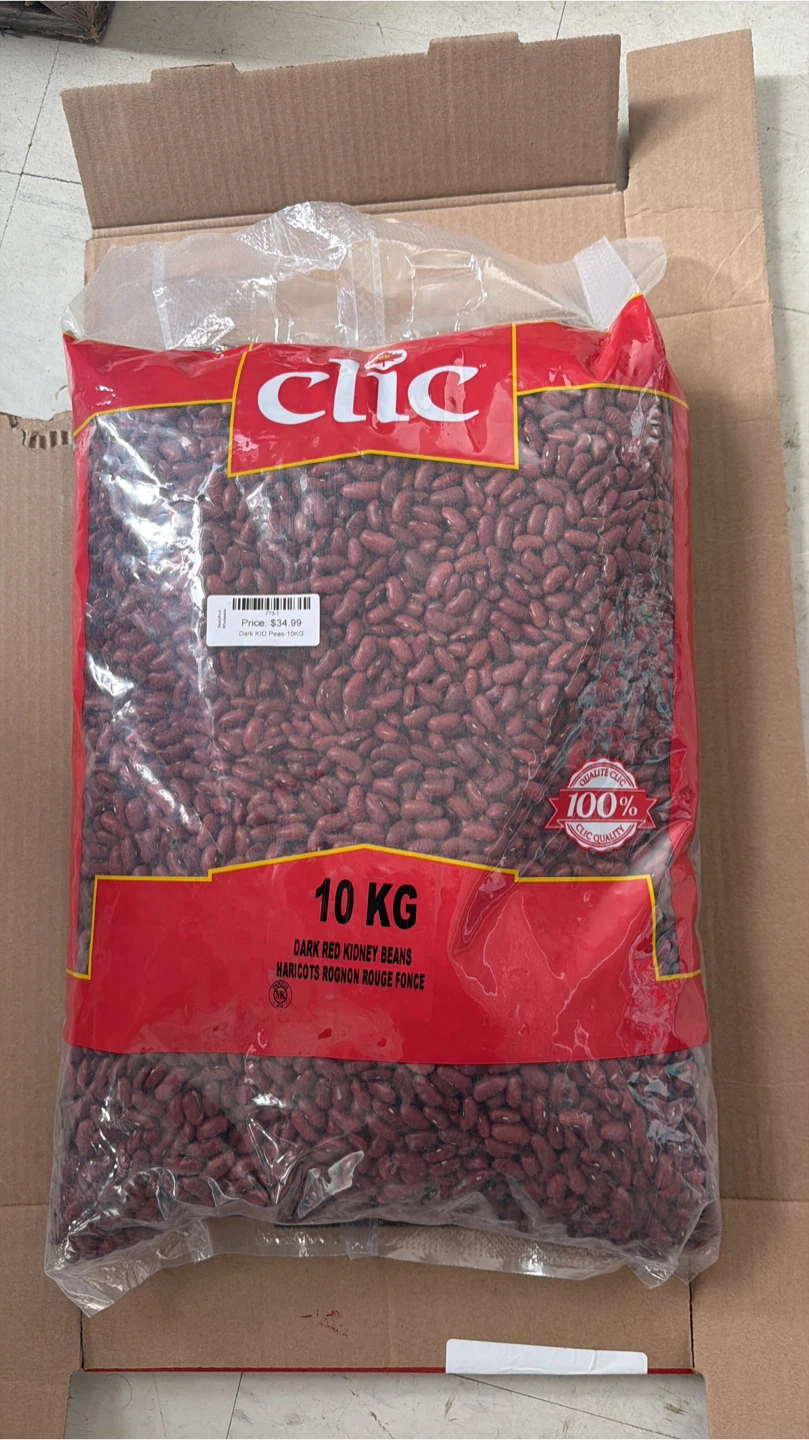 Clic Dark Red Kidney Beans - 10 KG
