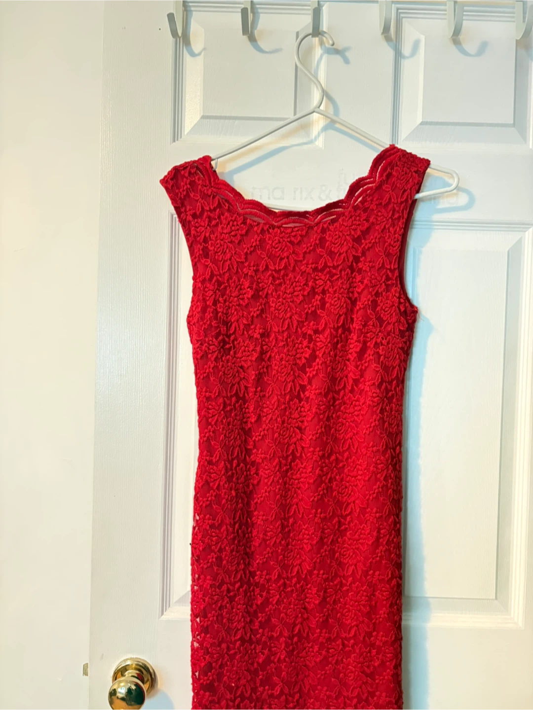 Red Lace Dress by Suzy Shier